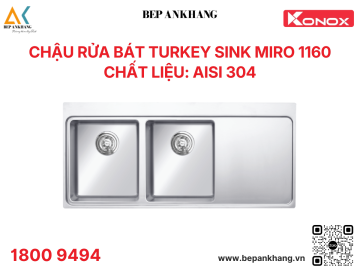 Chậu rửa bát Konox Turkey Sink Miro 1160